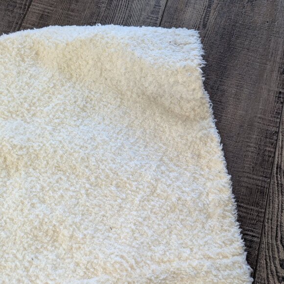 NWT Skims Women's Cozy Knit Teddy Wide Leg Lounge Pants Bone White 2X/3X - Picture 8 of 10